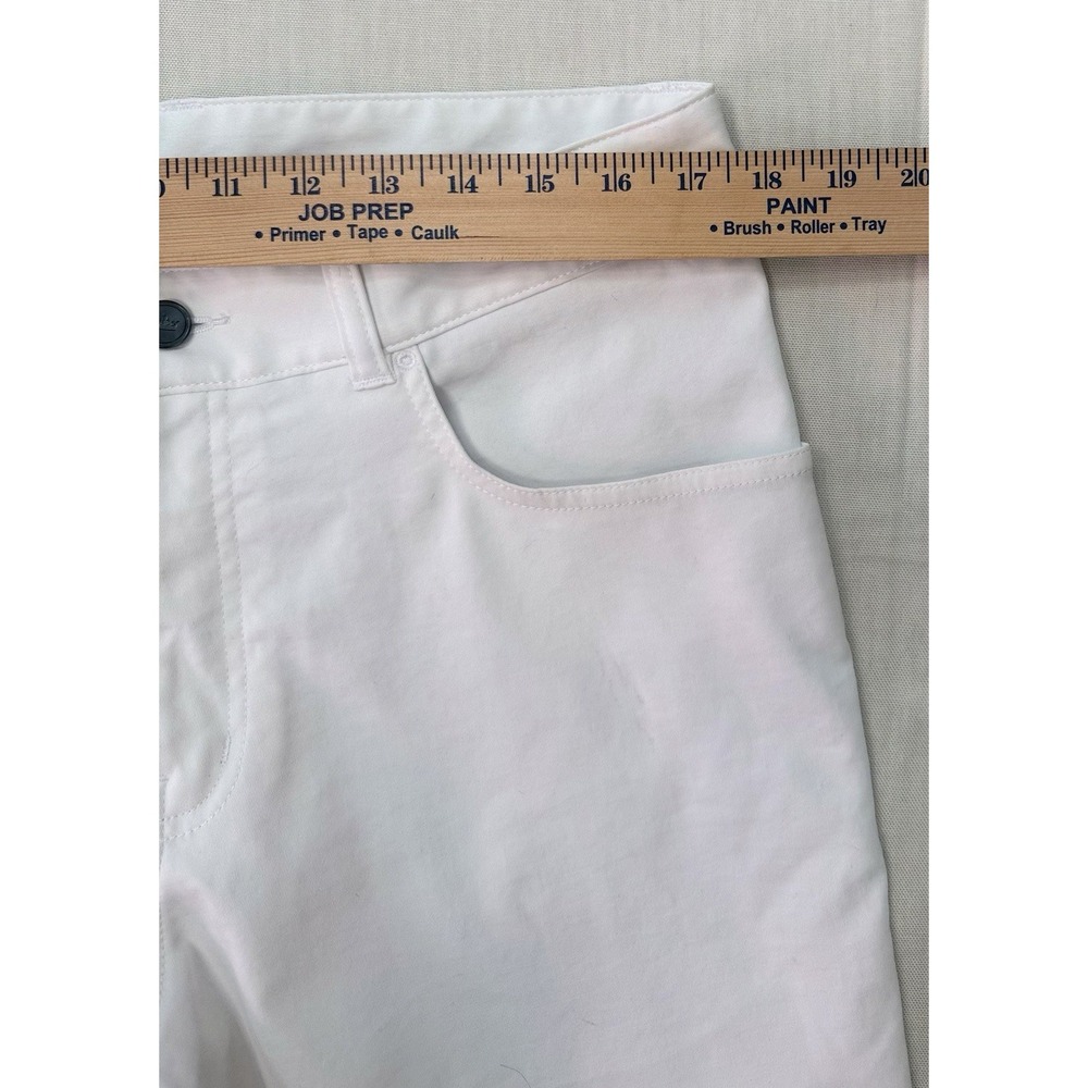 Peter Millar Men's eb66 Performance Five-Pocket Pants White Golf 34x32 - Picture 4 of 6